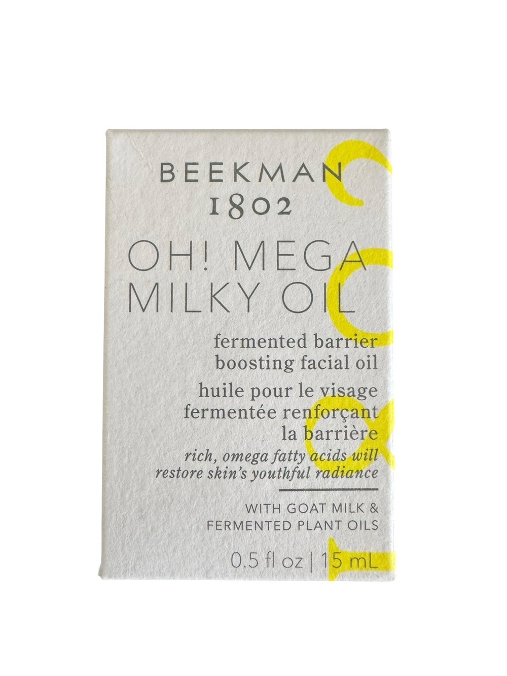 Beekman 1802 OH! Mega Milky Oil Sensitive Skin Face Oil Moisturizer Oil NIB - Picture 2 of 7